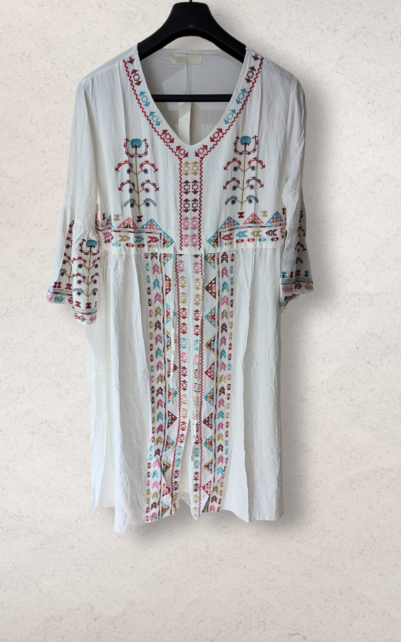 Vestido bordado - Kaftan