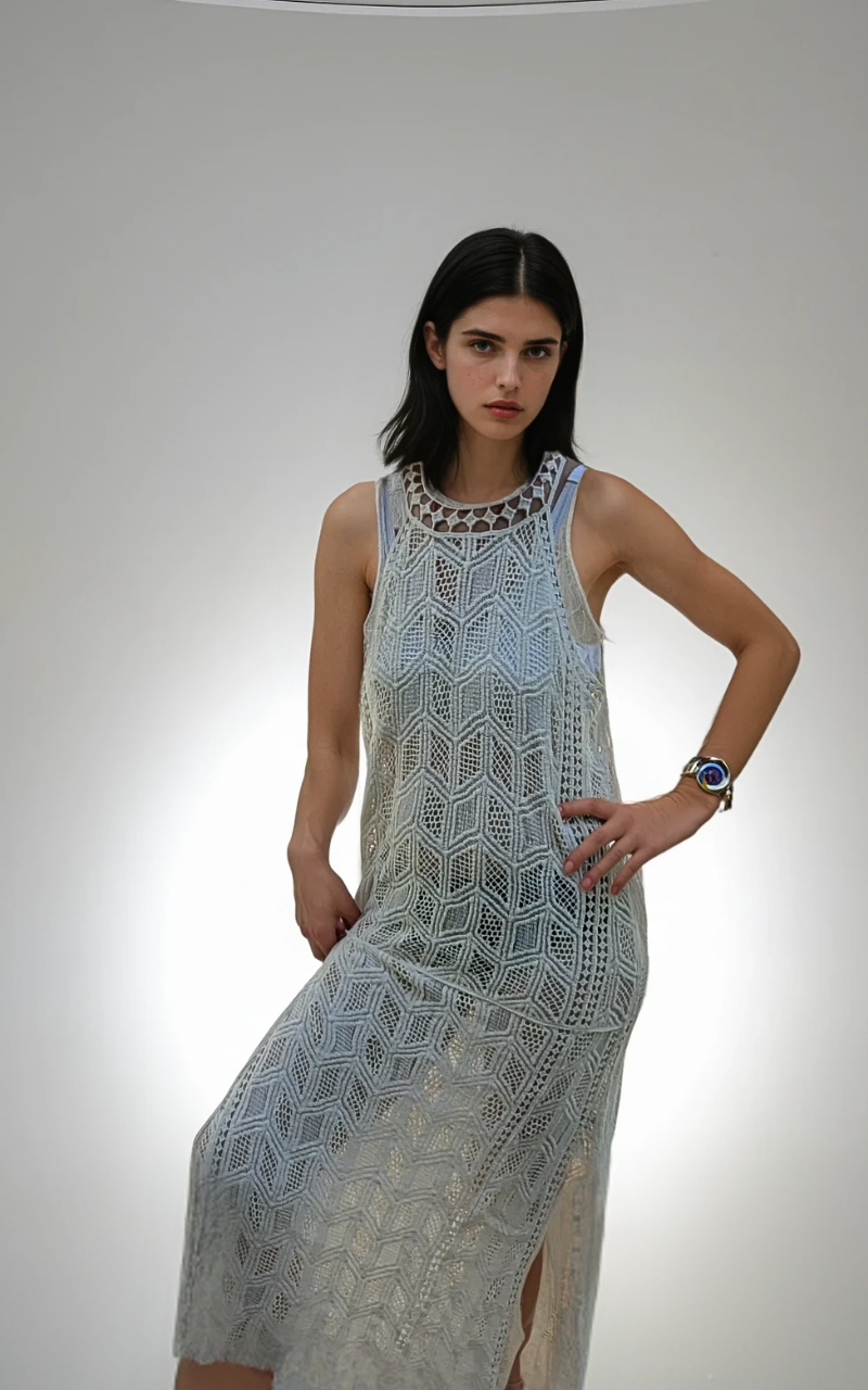 Vestido largo - Crochet